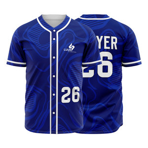 Custom Full Button Baseball Shirt Teamwear Uniform for Adult Leagues <b>Clubs</b> Tournaments Wholesale and Private Label Buyers - Product Image 4