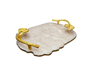 Plateau de présentation en aluminium contemporain conçu pour la présentation de plats gastronomiques et la mise en valeur de la table - Product Image 4