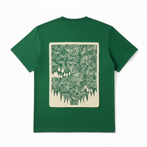 เสื้อยืดคอตตอนพิมพ์ลายพัฟฟ์สไตล์วินเทจ หนานุ่ม สกรีนโลโก้ตามสั่ง ทรงไหล่ตก ขายส่ง เสื้อยืดผู้ชาย - Product Image 2