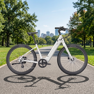 Premium City Travel Mountain <b>Bicycle</b> Step <b>Frame</b> Full Suspension Hydraulic Disc Brakes 12 Speed Drivetrain Carbon Fiber - Product Image 2
