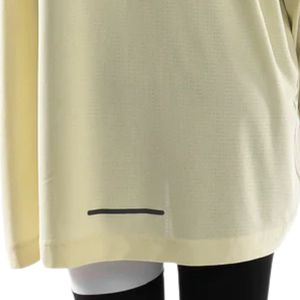 Veste de course imprimée Pacer pour femmes, couleur beige, légère, respirante, imperméable, réversible, coupe-vent de sport, fitness - Product Image 3