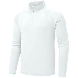 Sweat-shirt lourd à fermeture éclair 1/4, col ajustable, 380 GSM, taille personnalisée, tissu, fournisseur OEM ODM, qualité garantie directement de l'usine - Product Image 6