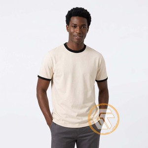 Camiseta Casual de Manga Corta con Cuello Redondo para Hombre, de Fibra de Algodón y Bambú, Marca GREEK TREASURES, Transpirable, de Secado Rápido, Corte Regular, 300 Gramos - Product Image 3