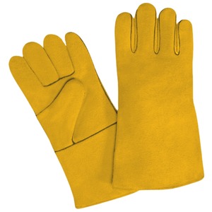 Guantes de Soldadura de Cuero Profesionales Unisex, Resistentes al Fuego, Protección UV, Dedos Completos, Resistentes, para Soldadores al Aire Libre - Product Image 6