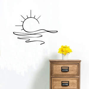 Arte Murale Moderna in Metallo e Ferro Fatta a Mano, Design Astratto con Linee Solari per Arredamento Casa - Product Image 5