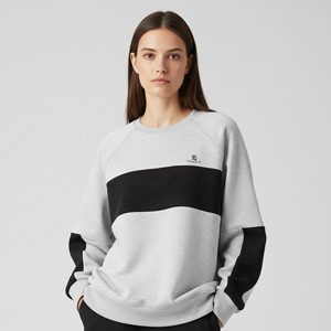 Sudadera Oversize de Algodón para Mujer, Estilo Urbano, Manga Larga, Cuello Redondo, Informal, Moda Otoño Invierno 2026 - Product Image 5