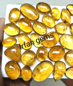 Forma de mezcla de citrino natural, cabujón liso, piedras preciosas calibradas sueltas, compre en línea ahora al precio más bajo del lote de proveedores regulares - Product Image 5