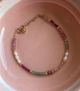 Top Trending <b>Beaded</b> <b>Bracelet</b> <b>For</b> Women Daily Wear Wedding Gifting Minimalist Wristband Adjustable Chain Ethnic Jewelry Accessory - Product Image 1