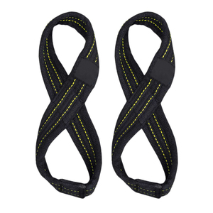 Professional Weight <b>Lifting</b> Wrist Support Figure 8 Heavy Duty Durable Figure Eight <b>Straps</b> Available in Suitable Price OEM - Product Image 1