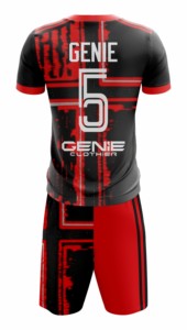 Camisetas de Fútbol Personalizadas 100% Poliéster, Transpirables, de Secado Rápido, Manga Corta, Verano, Logotipo Impreso por Sublimación, Uniformes de Fútbol de Malla - Product Image 5