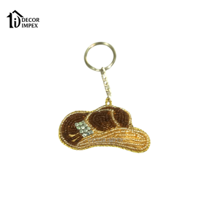 Breloques de sac faites à la main en perles de rocaille écologiques et durables, forme irrégulière, magnifiques porte-clés artisanaux à prix abordable – Vente chaude - Product Image 4