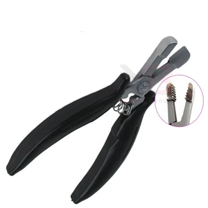 Pinzas para Extensiones de Cabello de Acero Inoxidable con Microperlas, Pinzas para Extensiones de Cabello Humano, Pinzas con Dientes para Extensiones de Cabello - Product Image 2
