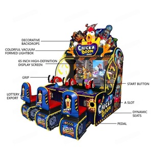 Máquina de Juego Arcade Chick A Boom con Disparos de Agua, Pantalla de 65 Pulgadas, 3 Jugadores, Funciona con Monedas - Product Image 2