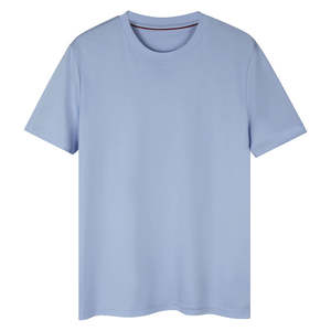 Camiseta de Estilo Moderno para Hombre, Lisa, de Manga Corta, Transpirable, de Primera Calidad, al por Mayor, OEM, Orientada a la Exportación, Personalizable - Product Image 1