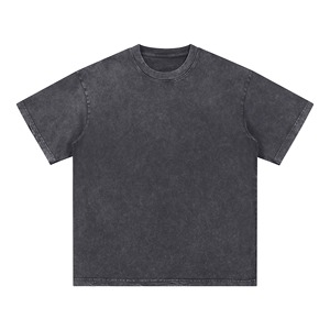 Camiseta de Manga Corta Oversize para Hombre, Color Naranja Sólido, Cuello Redondo, Estilo Casual, Tejido Jersey, 100% Algodón, Diseño Liso - Product Image 3