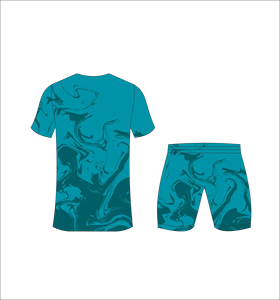 Conjunto de Camiseta y Pantalones Cortos de Fútbol Sublimados Ferocious para Hombre, Cuello en V, Absorbe la Humedad, Ropa Deportiva para Todas las Temporadas, Estampado, Venta al Por Mayor, OEM - Product Image 2
