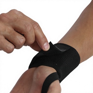 Attelles de poignet réglables pour la musculation estivale, en nylon double avec boucle pour le pouce, support de poignet en coton pour l'haltérophilie - Product Image 5