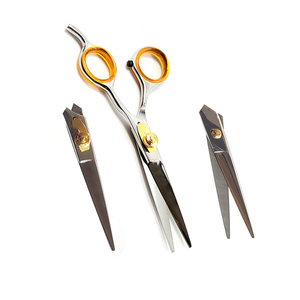 Professional Hairdressing Scissors Stainless Steel Sharp Blade Right Handed Medium Handle Hair Cutting <b>Shears</b> Salon <b>Tool</b> - Product Image 1