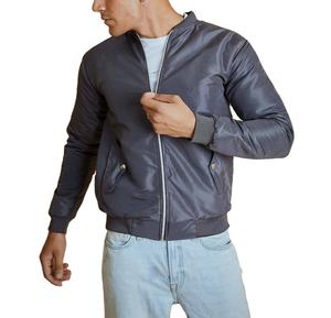 Chaqueta Bomber Lisa de Alta Calidad con Diseño Moderno 2026, Chaqueta Bomber Personalizada para Hombre de Negocios, Chaqueta Universitaria para Hombre - Product Image 2