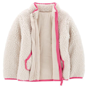 Veste en polaire sherpa pour homme, rembourrée en coton, fermeture éclair intégrale, col montant, vêtement d'extérieur d'hiver pour enfants et garçons - Product Image 2