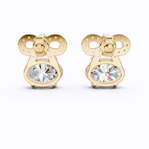 Pendientes de Diamante Cultivado en Laboratorio con Corte Ovalado, 1.50 CT, Perla, Chapado en Rodio de 14K, Certificado IGI, Joyería Fina de Lujo, Regalo, BRILLIANT - Product Image 3