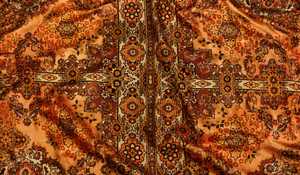 Red Geometric Tribal Pattern Brocade Fabric 100% Polyester Woven Jacquard <b>Home</b> <b>Textile</b> Medium Weight - Product Image 5