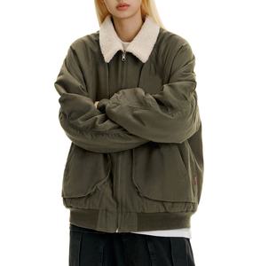 Vestes courtes zippées pour femmes de qualité supérieure Vêtements de travail décontractés doux avec un service personnalisé en gros tricoté en coton respirant de créateur unique - Product Image 4