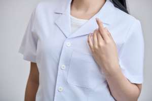 Vietnam OEM FMF Unisex <b>Medical</b> Lab Coat | 65% Polyester 35% Cotton Long White Doctor Jacket | In-Stock Hospital Uniform <b>Model</b> - Product Image 6