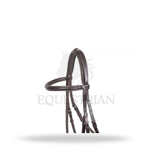 MANNHEIM BRIDLE FULL SIZE ENGLISH RIDING BRIDLE FOR HORSE COMFORT - Product Image 4