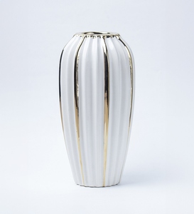 Jarrón de Cerámica Art Deco con Acabado Mate, Diseño Facial, Hecho a Mano, Ecológico, Decoración de Mesa con Orificio de Drenaje, 8-16 Pulgadas - Product Image 1