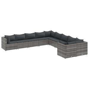 Ensemble de 10 canapés de jardin gris élégants pour l'extérieur - Product Image 2