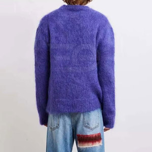 Pulls pour hommes, tricotés, chauds, à manches longues, décontractés, col rond, mode, confortables, légers, vêtements d'hiver pour hommes - Product Image 2