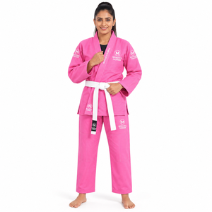 Kimono de Jiu Jitsu Brasileño BJJ, Tejido Dorado IBJJF, Preencogido, Ligero, Uniforme para Niñas y Adultas, Transpirable, Ripstop, Ropa Deportiva Profesional - Product Image 1