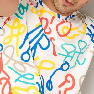 Ropa diaria a la moda con gráficos vibrantes, camisetas sublimadas para hombre, textura suave, ropa informal para el día a día, camisetas para hombre - Product Image 4
