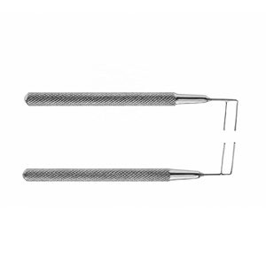 Sonde de trabéculotomie professionnelle, instrument de microchirurgie, outil chirurgical ophtalmique en acier inoxydable de qualité supérieure, CE ISO - Product Image 5