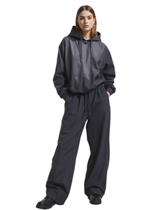 Conjunto Deportivo Informal de Dos Piezas para Mujer, Sudadera Holgada de Nailon y Pantalones Anchos, Estilo Urbano - Product Image 1