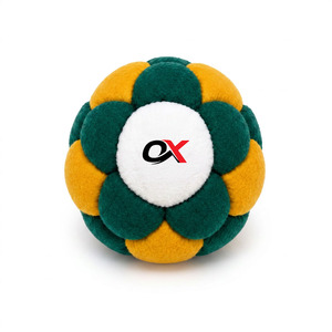 Custom <b>Hacky</b> <b>Sack</b> Ball Footbag | Plush & Artificial Leather | Hand-Stitched Juggling Kick Ball - Product Image 1