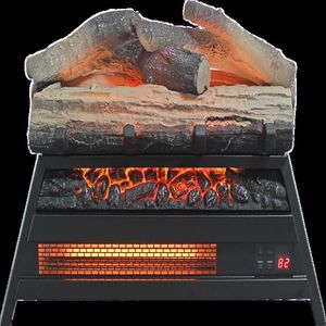 Caminetto Elettrico a Infrarossi da 23 Pollici con Set di Tronchi LED 3D, Riscaldatore per Interni per Casa e Hotel - Product Image 4