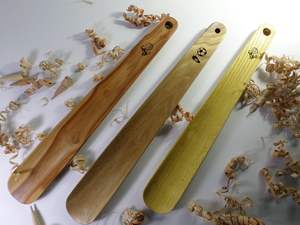 Calzador de madera hecho a mano, productos para el hogar inteligente - Product Image 3