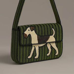 Bolso Tote Tradicional Indio de Lujo Hecho a Mano con Cuentas de Vidrio Multicolor, Asa Tipo Baguette, Artesanal, Duradero, Premium, Casual y a la Moda - Product Image 5