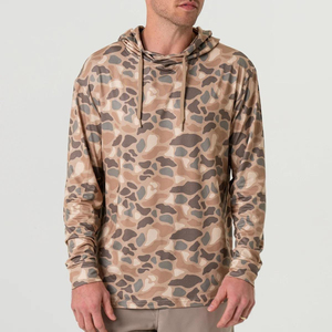 Sweat à capuche de pêche professionnel pour homme 100% polyester UPF 50 respirant pour la pêche et les activités de plein air - Product Image 4