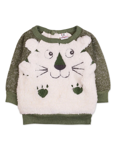 Conjunto Deportivo de Dos Piezas para Niños, Sudadera con Capucha de Forro Polar, con Bolsillo Frontal, para Otoño e Invierno - Product Image 1