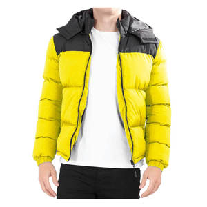 Fully Customized Men's Waterproof Canvas Puffer <b>Jackets</b> Polyester Wadding Filled Winter DDP Shipping - Product Image 6