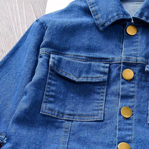 Chaquetas de Mezclilla para Niños y Niñas, Chaqueta de Mezclilla a Cuadros Unisex para Bebés y Niños Pequeños - Product Image 2