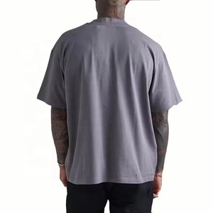 เสื้อยืดเปล่าผ้าฝ้ายแท้ 100% คุณภาพพรีเมียม เนื้อผ้าหนา สำหรับแบรนด์เสื้อผ้า รับผลิตแบบ OEM ODM ขายส่ง - Product Image 2