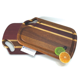 Thanh Tung Thinh <b>Wooden</b> Chopping Board Rectangle 2.0 Cm Thick Anti Slip Anti-Mold Durable Non-Toxic 100% Eco-Friendly Dishwasher - Product Image 5