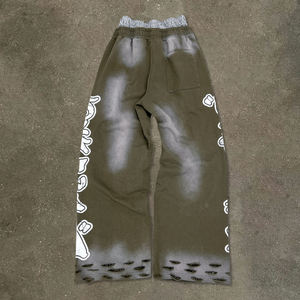 Pantalones de Forro Polar Cálidos con Bordado, Logotipo Personalizado, Pantalones Deportivos Casuales, Fabricante de Ropa al Por Mayor - Product Image 2