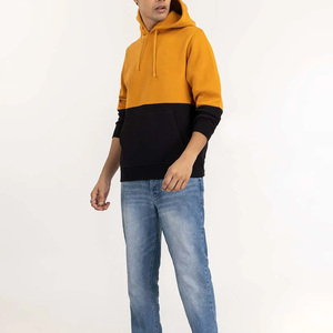 Sajjawal Zipper-Up Hooded Regular Fit 100% Cotton Fleece 400g Solid Eco-Friendly Windproof <b>Waterproof</b> Hip Hop Winter Men's - Product Image 2