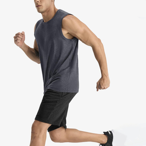 100% Cotton Bodybuilding Brand Jogger Gym Singlet Training Bodybuilding Tank Top <b>Vest</b> Shirt Sleeveless Fitness Shirt For <b>Men</b> - Product Image 5