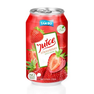 Bebida de Jugo de Frutas Enlatada de 330 ml, Sin Azúcar Añadido, Bebida Natural de Piña, Guanábana, Limón, Kiwi, Fresa, Proveedor OEM - Product Image 5